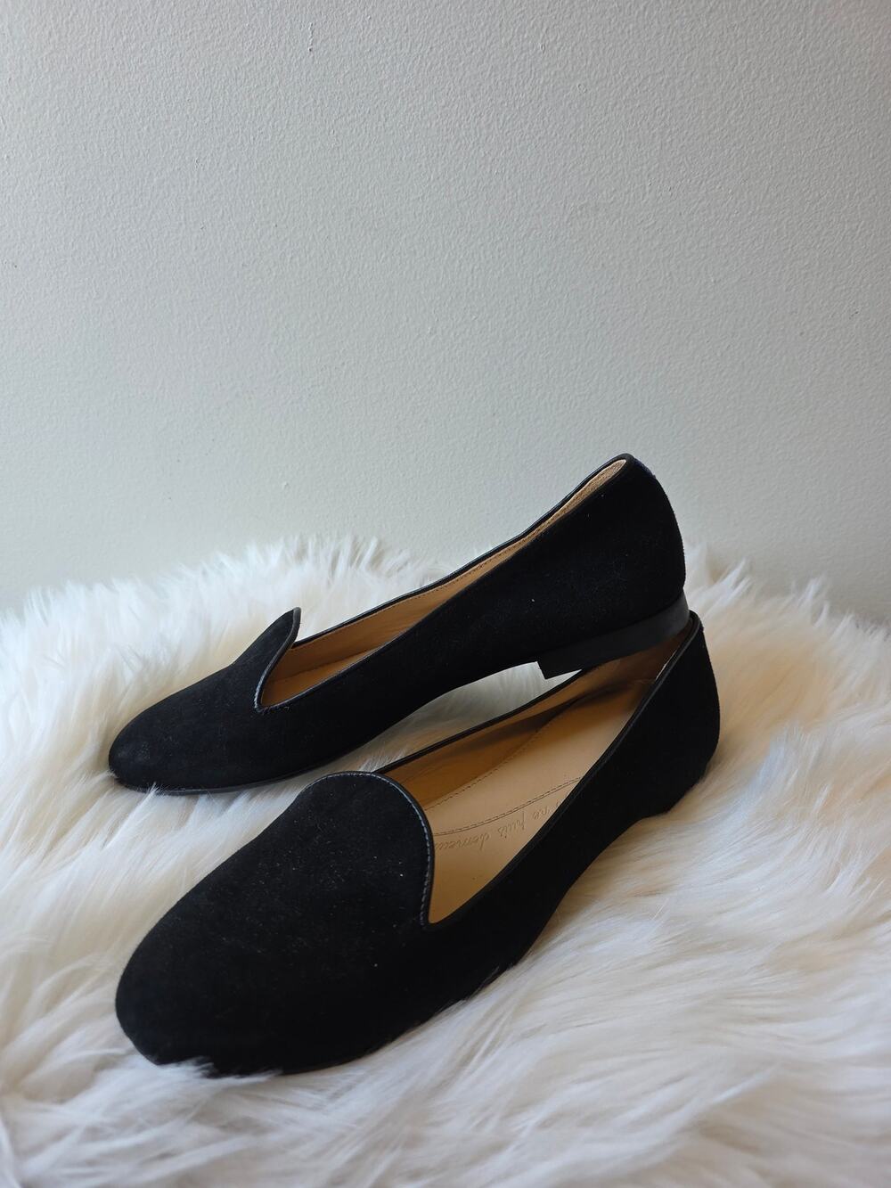 Chatelles Paris Slippers François Black EU Sz 39 New